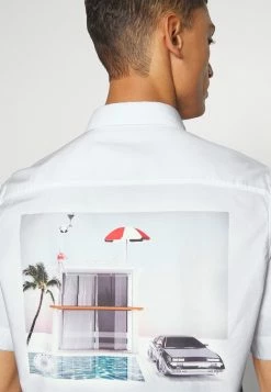 HUGO EBOR - Shirt - Open White -HUGO Shop 029a3ca6d482414eb858cbb0b3b62184