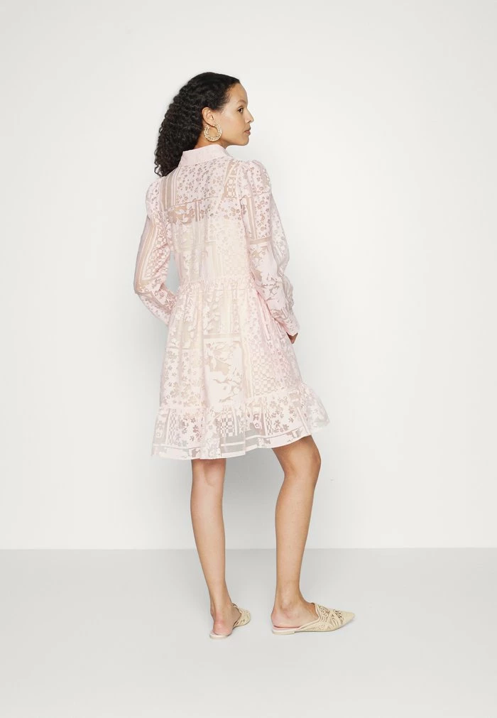 HUGO KLOTILDE - Shirt Dress - Light Pastel Pink 3 HUGO KLOTILDE - Shirt Dress - Light Pastel Pink - Image 3
