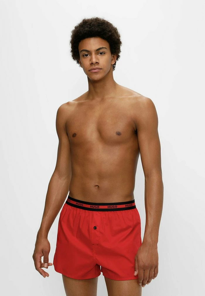 HUGO 2 PACK - Boxer Shorts - Open Blue 3 HUGO 2 PACK - Boxer Shorts - Open Blue - Image 3