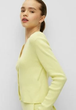 HUGO SARMEENY - Cardigan - Light Yellow -HUGO Shop 0ad4615d700e4a7a9903510185792883