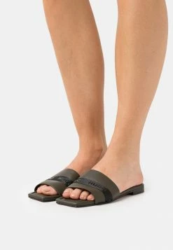 HUGO LOLA SLIDE - Mules - Dark Green