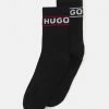HUGO LOGO 2 PACK - Socks - Black