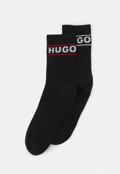 HUGO LOGO 2 PACK - Socks - Black