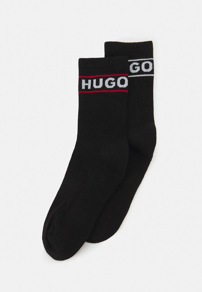 HUGO LOGO 2 PACK - Socks - Black 1 HUGO LOGO 2 PACK - Socks - Black