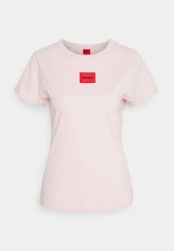 HUGO THE SLIM - Basic T-shirt - Pastel Pink 8 HUGO THE SLIM - Basic T-shirt - Pastel Pink -HUGO Shop 1579e09caf4c413680cfd865331d325f