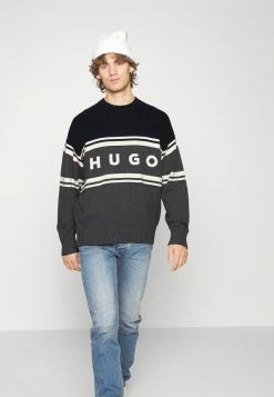 HUGO SOPID - Jumper - Dark Grey -HUGO Shop 1713189752e3479babd31ac8232623a6