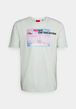 HUGO DUNSHINE - Print T-shirt - Light/pastel Green -HUGO Shop 19f041f2ffef4fd0937320949980ca11