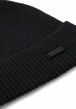 HUGO Xamir - Beanie - Black -HUGO Shop 1a140eb8ef1e49a598c3fc87c6da97c7