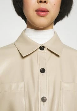 HUGO AMITASA - Short Coat - Light Beige -HUGO Shop 1af29be7cfc04b8883288362ecf9d45e