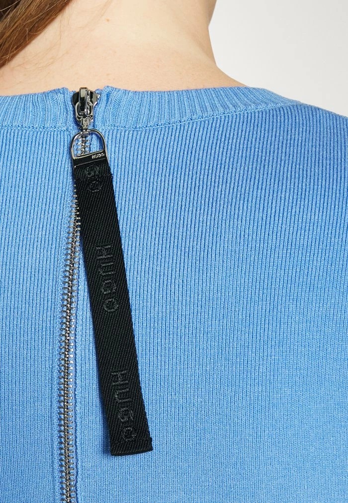 HUGO SIGHTIZ - Jumper Dress - Medium Blue 6 HUGO SIGHTIZ - Jumper Dress - Medium Blue - Image 6