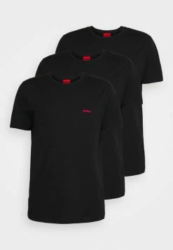 HUGO TRIPLET 3 PACK - Pyjama Top - Black -HUGO Shop 1fb3f8b93aba468fb3f008768de8936d