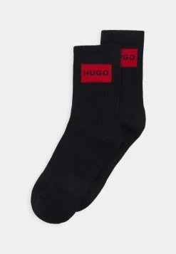 HUGO LABEL 2 PACK - Socks - Black