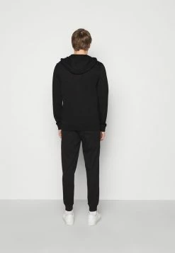 HUGO DAPLE - Zip-up Sweatshirt - Black -HUGO Shop 20e1ede4c5ed43a1a281f30bc1947af4