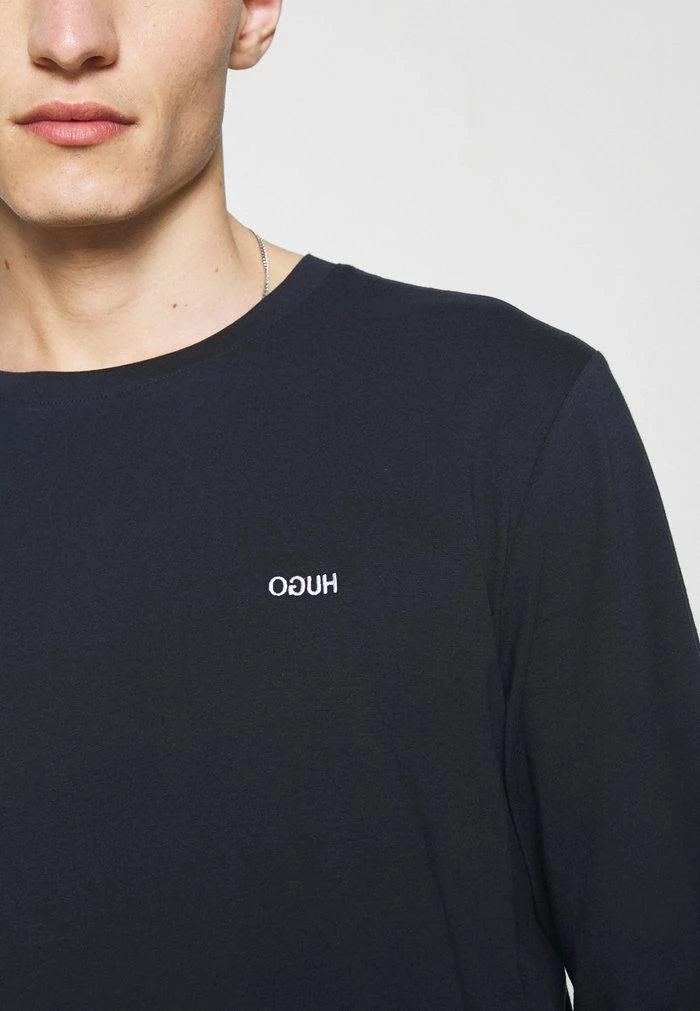 HUGO DEROL - Long Sleeved Top - Dark Blue 6 HUGO DEROL - Long Sleeved Top - Dark Blue - Image 6