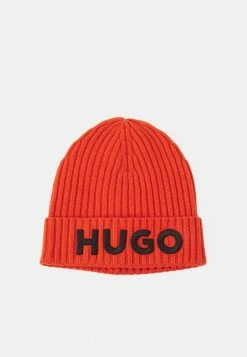 HUGO UNISEX - Beanie - Dark Orange