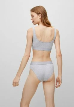 HUGO BRALETTE LABEL - Bustier - Medium Grey -HUGO Shop 21f134134dbf45b592d8725a96bee852
