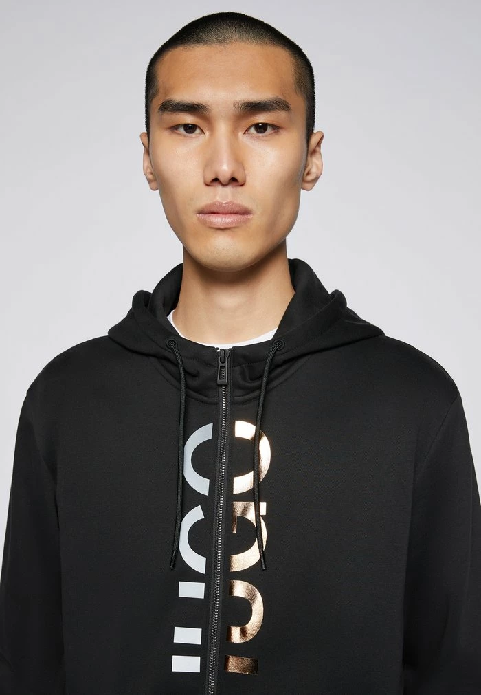 HUGO DELLAR - Sweatshirt - Black 6 HUGO DELLAR - Sweatshirt - Black - Image 6