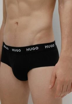 HUGO HIPBRIEF 3 PACK - Briefs - Black