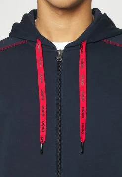 HUGO MONOLOGO JACKET HOOD - Zip-up Sweatshirt - Dark Blue 13 HUGO MONOLOGO JACKET HOOD - Zip-up Sweatshirt - Dark Blue -HUGO Shop 22eef1543a674a919387a2c2f69a143c