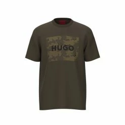 HUGO DULIVE - Print T-shirt - Dark Green