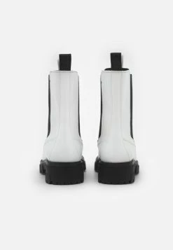 HUGO AXEL BOOTIE - Classic Ankle Boots - White -HUGO Shop 28ba2b60b4604e4ba9754bf36a81c77f