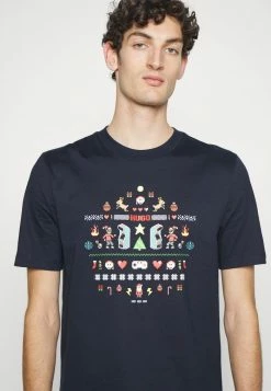 HUGO XMAS - Print T-shirt - Dark Blue -HUGO Shop 29310a2798b9464e937e38cb67e13fc3