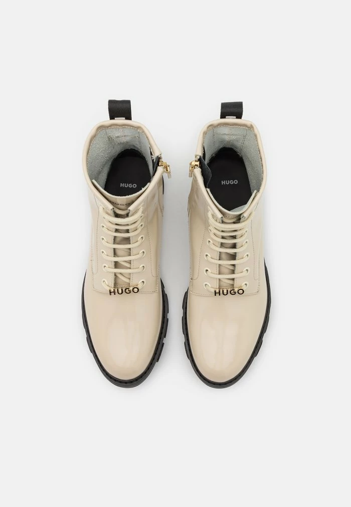 HUGO AXEL - Lace-up Ankle Boots - Open White 4 HUGO AXEL - Lace-up Ankle Boots - Open White - Image 4