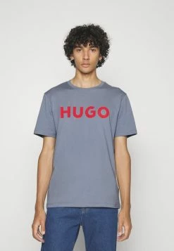 HUGO DULIVIO - Print T-shirt - Bright Blue