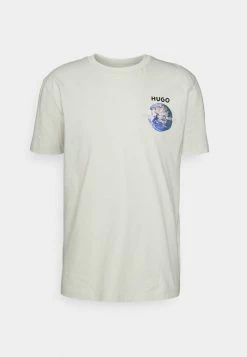 HUGO DONDO - Sports T-shirt - Light Beige -HUGO Shop 2effd9bfc3e745c59c598e685b8813c8