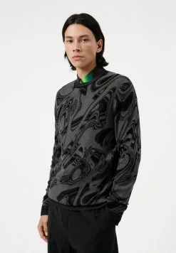 HUGO SGLITCH - Jumper - Dark Grey