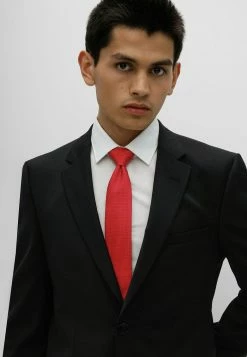 HUGO Tie - Open Pink Three