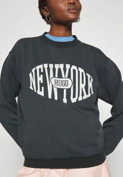 HUGO DEMOROLA - Sweatshirt - Grey -HUGO Shop 32f03715c14d49b482ea55646f233605