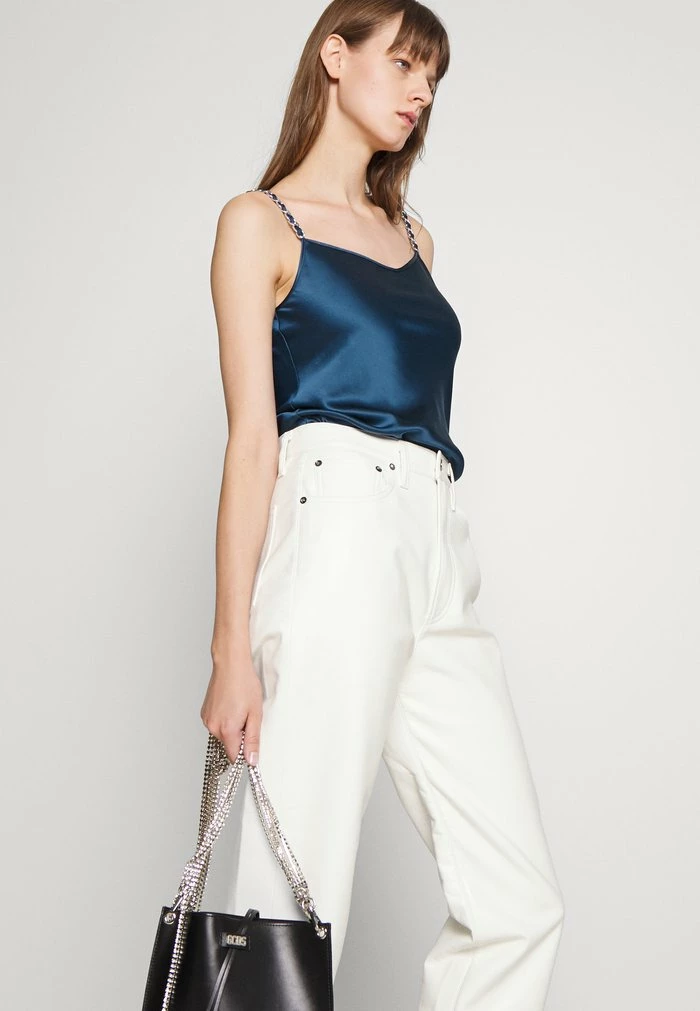 HUGO CERMILA-1 - Top - Dark Blue/petrol 4 HUGO CERMILA-1 - Top - Dark Blue/petrol - Image 4