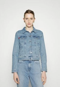 HUGO ALEX - Denim Jacket - Turquoise/aqua