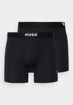 HUGO BOXER BRIEF 2PACK - Pants - Black