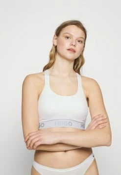 HUGO BRALETTE PADDED SPORTY LOGO - Bustier - White