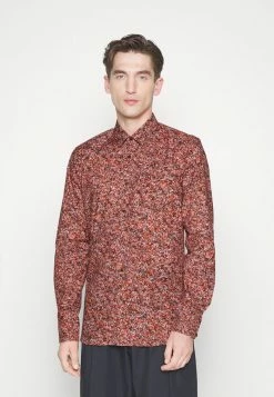 HUGO ELISHA - Formal Shirt - Dark Orange