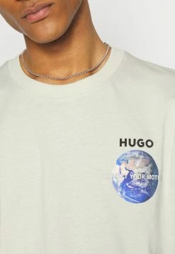 HUGO DONDO - Sports T-shirt - Light Beige -HUGO Shop 3c5c12fa072446dba887fbccf3f9d7fa