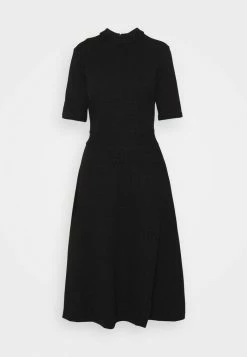 HUGO DASERA - Jersey Dress - Black -HUGO Shop 3e2c636f976c4a29a247b29c32eb8f00