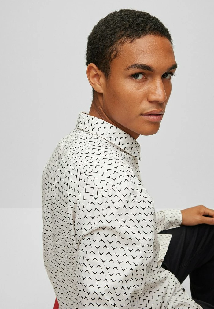 HUGO Shirt - Light Beige Three 3 HUGO Shirt - Light Beige Three - Image 3