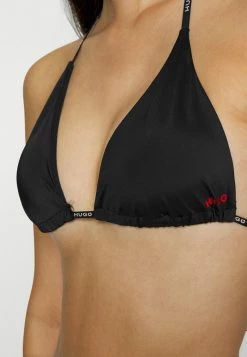 HUGO TRIANGLE PURE - Bikini Top - Black -HUGO Shop 3f3709185fbd41238a4df18e00d8fe65