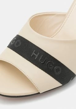 HUGO GRACE MULE - Heeled Mules - Open White -HUGO Shop 4076f30f8cac485bb309d31e1a4ad8c3