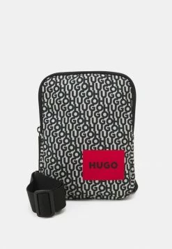 HUGO ETHON UNISEX - Across Body Bag - Light Beige