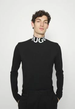 HUGO DARDINI - Long Sleeved Top - Black