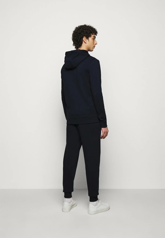 HUGO DAPLE - Zip-up Sweatshirt - Dark Blue 3 HUGO DAPLE - Zip-up Sweatshirt - Dark Blue - Image 3