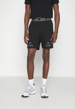 HUGO X Smiley® DIRVANA - Tracksuit Bottoms - Black