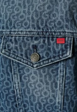 HUGO Denim Jacket - Turquoise/aqua -HUGO Shop 4ad37cefcdba4abdb1812d132efc93bd