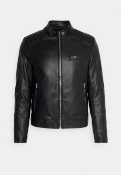 HUGO BEVNI - Faux Leather Jacket - Black 10 HUGO BEVNI - Faux Leather Jacket - Black -HUGO Shop 4d245e3ba2044ae6b4123986e4a1afaf