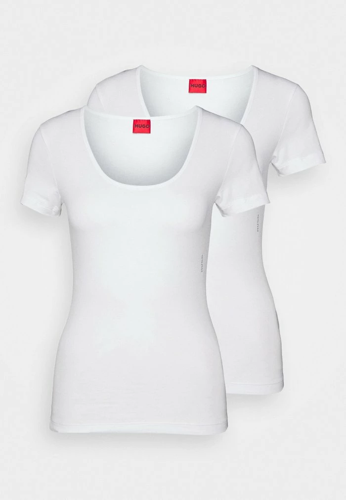 HUGO TWIN 2 PACK - Undershirt - White 4 HUGO TWIN 2 PACK - Undershirt - White - Image 4