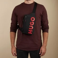 HUGO Across Body Bag - Schwarz
